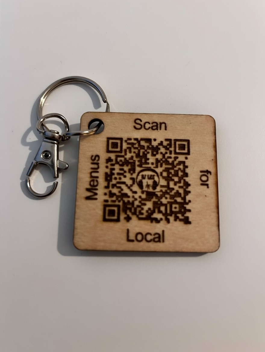 Personalized heart keyring with photo and engraving